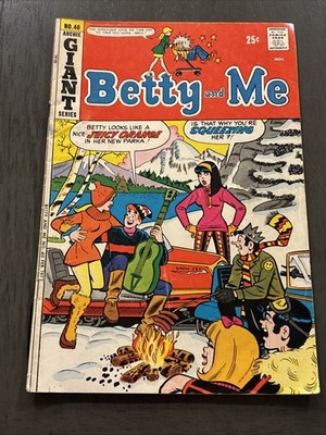 Betty and Me #40 Archie comics Fine+ Full description below [c{