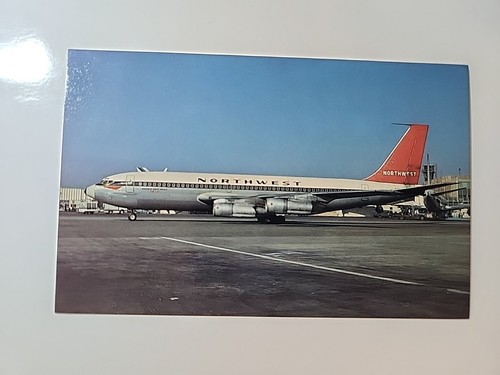 Northwest Orient Airlines Boeing 720-051B Postkarte