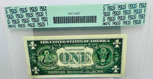 1957 $1 Star Note Silver Certificate (Fr. 1619) PCGS 64PPQ - Picture 2 of 2