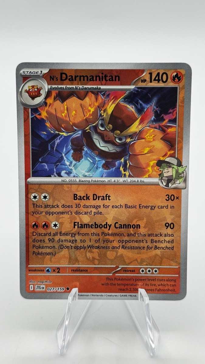 darmanitan pokemon card 028/193}N's Darmanitan (Ball Mirror)