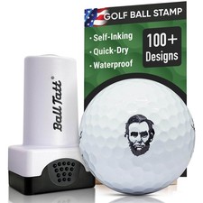 Ball Tatt - Honest Abe Golf Ball Stamp Marker Quick-Dry Self-Inking Ball Stamper