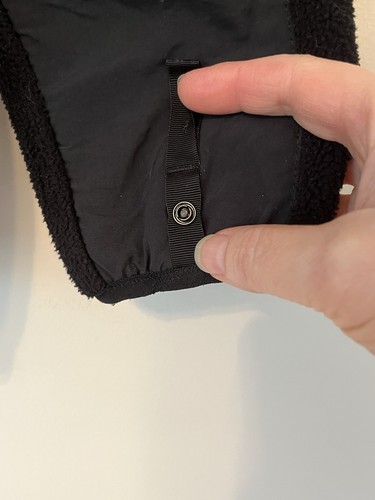The North Face Jacket Extra Large Girls Black Full Zip Pocket Fleece Polartec XL - Picture 9 of 11