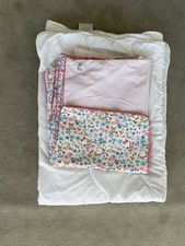 Marks & Spencers - 100% cotton - Cot Size Duvet & Pillow Case - FREE duvet