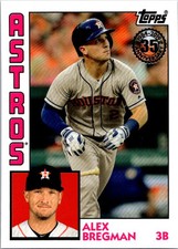 2019 Topps Update #84-49 Alex Bregman 1984 Topps Baseball 150th Anniversary