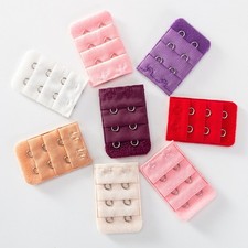 4PCS Adjustable Bra Extender 3 Hooks with Elastic Underwear Strap Extension