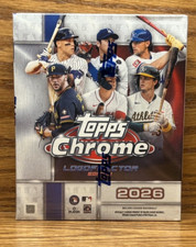 2026 Topps Chrome Baseball Logofractor Hobby Box Factory Sealed