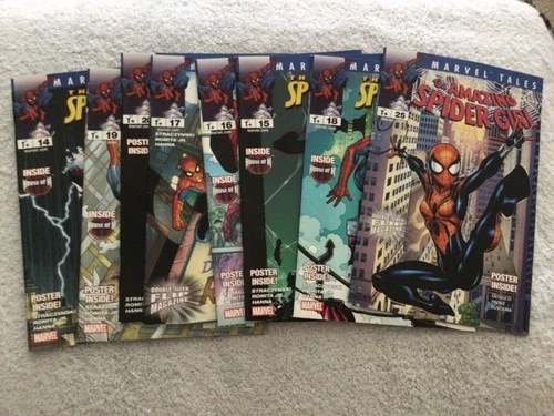 LOT (8) RARE HTF Spider-Man FLIP MAGAZINES ALL NEWSSTAND ALL PICTURED LQQK
