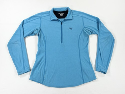 #ad Arc#x27;teryx Delta LT Thermal Polartec Fleece Pullover Gorp Outdoor Blue Women’s L $58.95