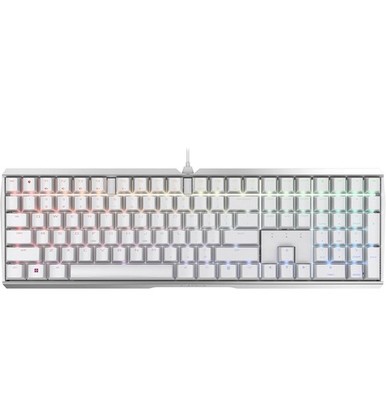 Cherry MX 3.0S, Wired Mechanical Gaming Keyboard, Aluminum RGB MX Red Switches