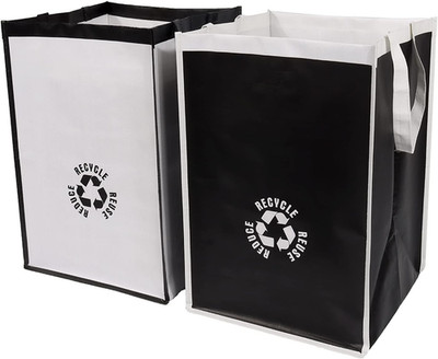 Recycle Waste Bag for Kitchen Home Trash Sorting Bins Base Plate Waterproof Bask