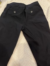 Simply Vera Vera Wang Black Petite Straight Stretch Dress Pants Women