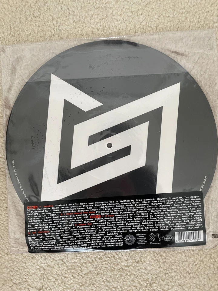 SuperM 1st Mini Album [SuperM] Vinyl Mark Ver. KPOP OFFICIAL Foto 2 de 3