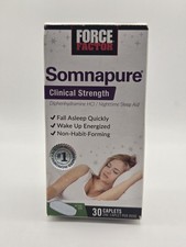 Force Factor Somnapure Clinical Strength Sleep Aid Pills Adults 30-Count 10/2026