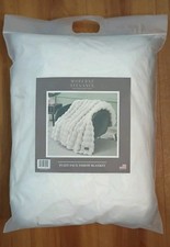 Modern Elegancev Soft Thick Fuzzy Faux Fur Throw Blanket, Designed In USA.