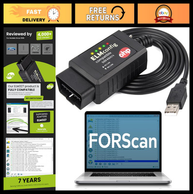 OBD2 USB Diagnostic Scan Tool for Ford Lincoln Mazda Mercury - ELM327, MS-Can/HS