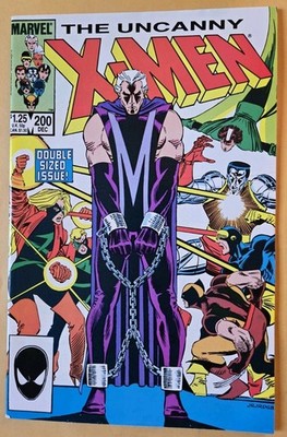 5 Comic Lot: The Uncanny X-Men #200-204, #200 VG+ (4.5), #201 F (6.0) #202 VF...