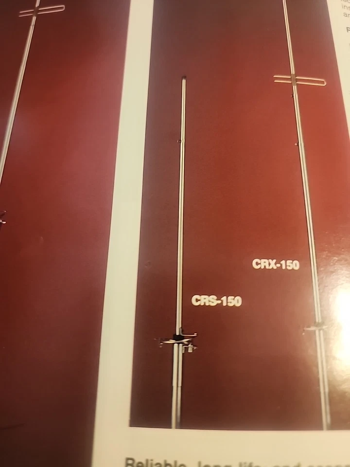 Cushcraft CRS-150 - 140-180 MHz Ringo Base Vertical Antena Ham, MURS 2 Vías Foto 2 de 4