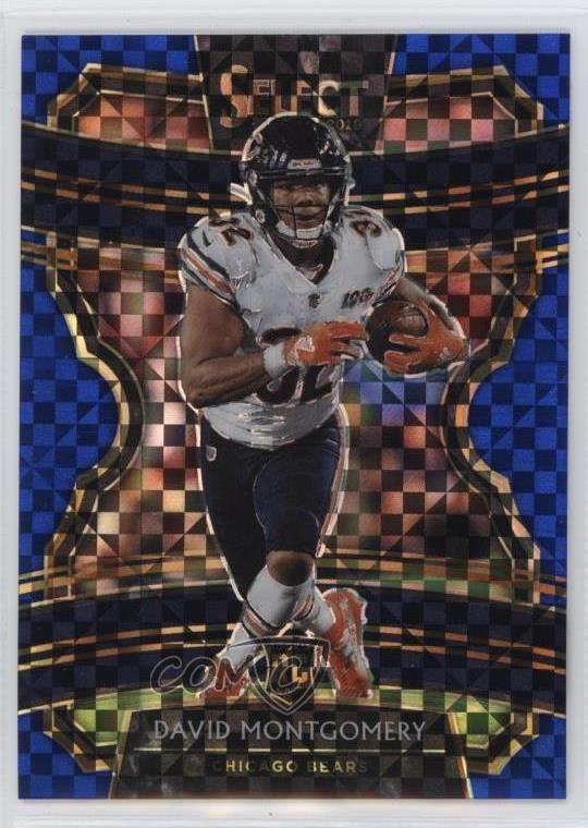 2019 Panini Select Concourse Blue Prizm 1/175 David Montgomery #27 1u6