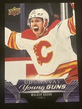 Walker Duehr Young Guns Canvas RC #C220 2023-24 Upper Deck Flames