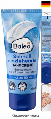 Balea Handcreme schnell einziehend, trockene Haut, 100 ml