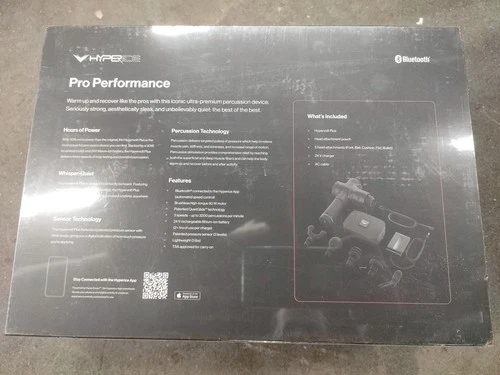 Hyperice Hypervolt Plus Percussion Massage Device Black, Bluetooth