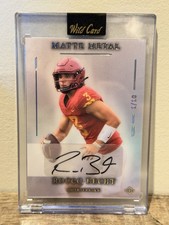 Wild card Matte Metal Rocco Becht Autograph Serial 1/10 2026 Football Card