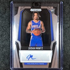 2024-25 Prizm Black JUDAH MINTZ Rookie Signatures Auto Base #MIN (B)