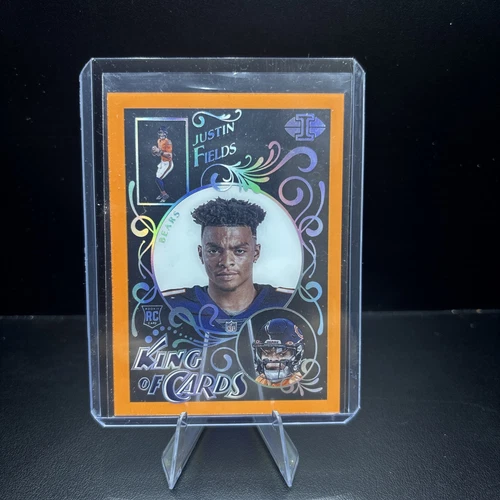 2021 Panini Illusions - King of Cards Orange #KC-14 Justin Fields (RC)