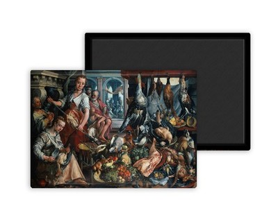 Die Küche gut bestückt - Beuckelaer Joachim - Kühlschrankmagnet 54x78mm