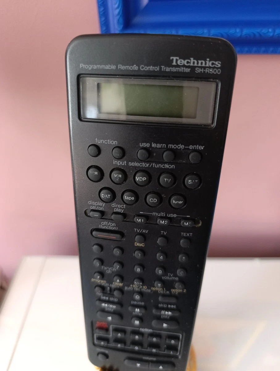 Transmisor de control remoto programable Original Technics SH-R500 - PROBADO