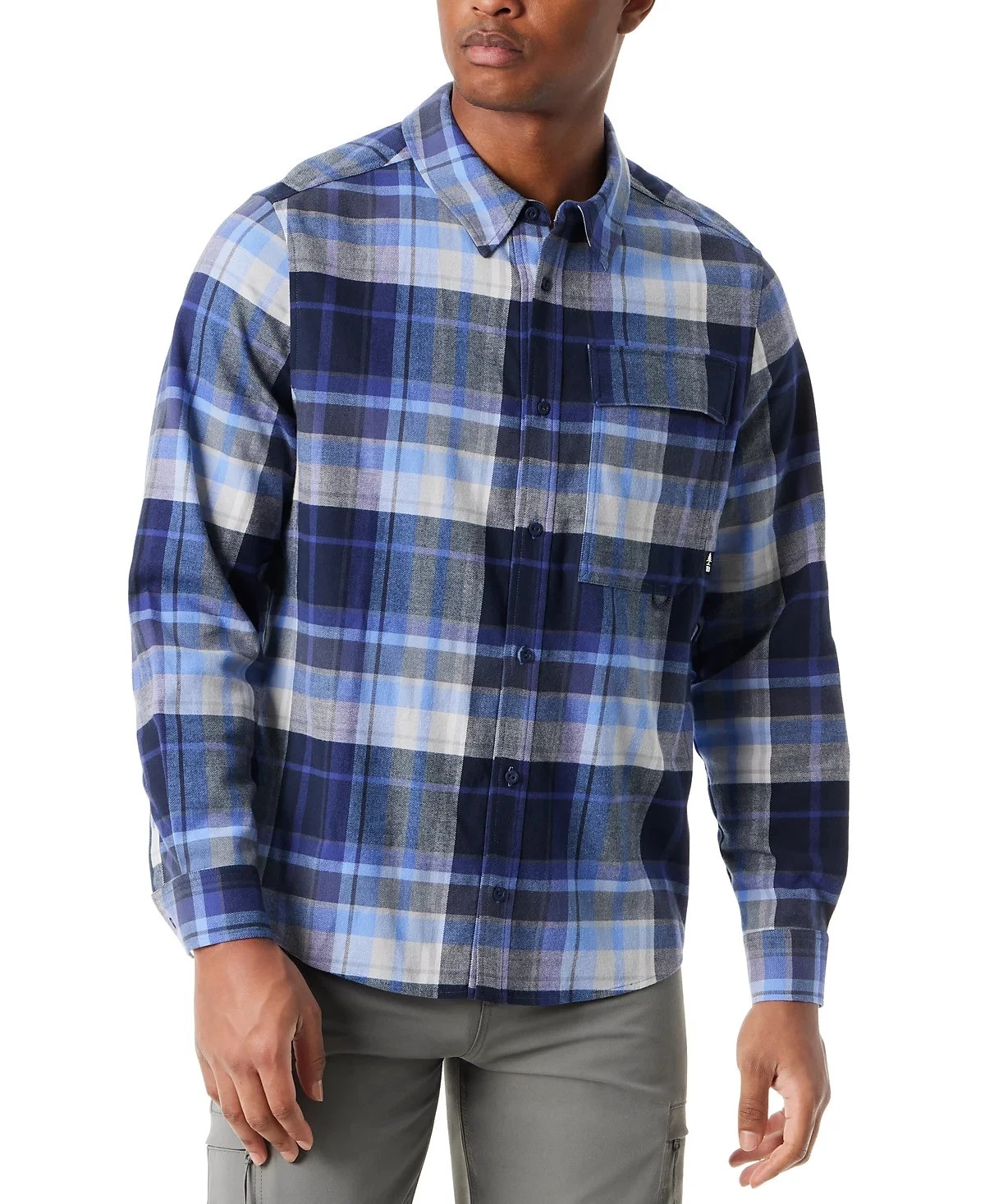 Bass Outdoor Flannel Shirt Mens XL Persian Blue Classic Fit Plaid Stretch Pocket
Opens in a new wind