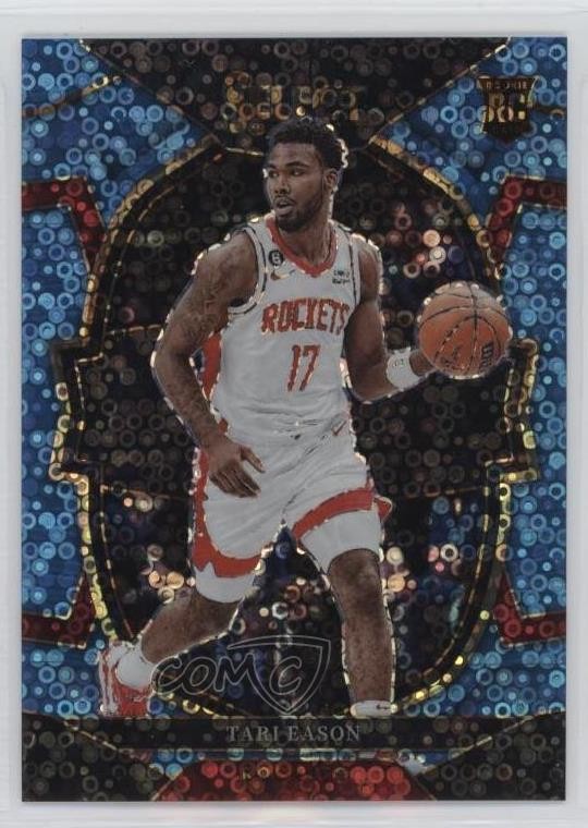 2022-23 Panini Select Concourse Light Blue Disco Prizm 37/99 Tari Eason #82 14cm