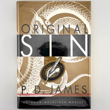 Original Sin by P. D. James 1994 - SIGNED - First American Edition