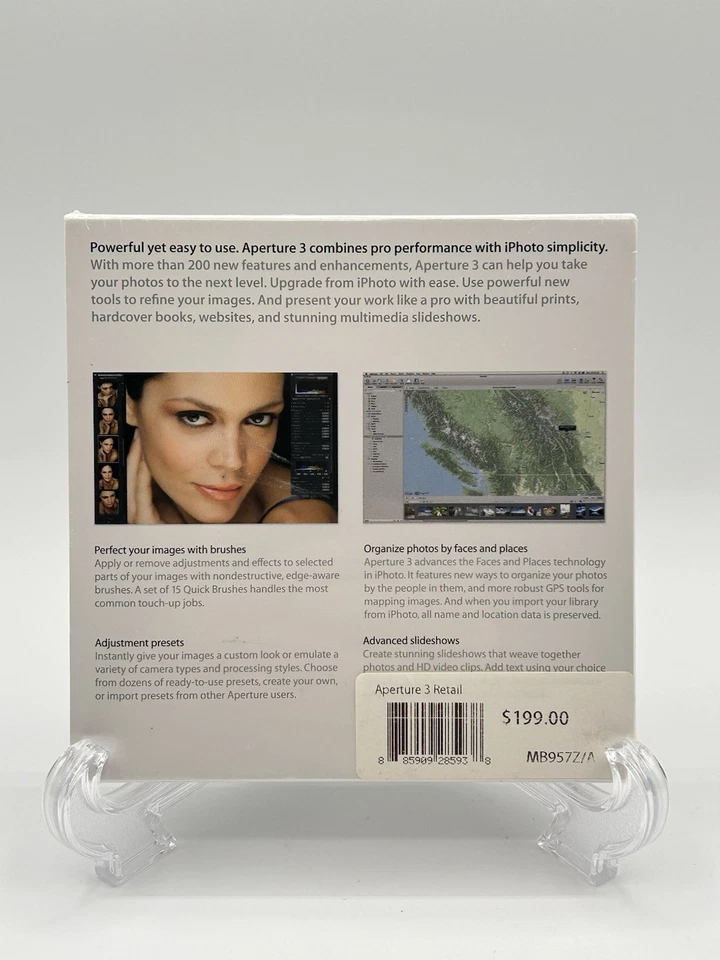 Apple Aperture 3 for Mac Photo Management Software - New in Package - Image 2 of 4