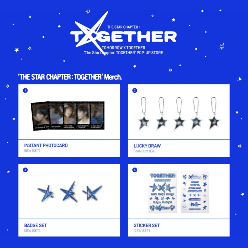 TXT TOMORROW X TOGETHER [ The Star Chapter: TOGETHER ] POP-UP