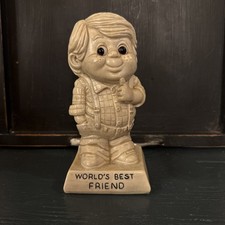 Wallace Bertie and Co 1973 Figurine Worlds Best Friend Made In USA