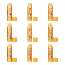 Burt's Bees 100 Natural Origin Moisturizing Lip Balm, Beeswax, 9 Pack