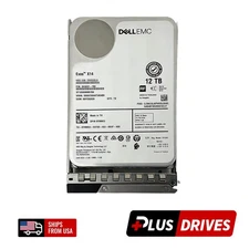 12TB SAS Dell 512e 3.5in Server Hard Drive 7.2K RPM 12Gbps 256MB for Dell R640
