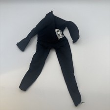 Gi Joe Us Army Flight Jumpsuit 1/6 Scale For 12” Figures Black