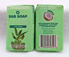 2 pk Cleancult Blue Sage Non toxic Plant Based Gentle Bar Soap
