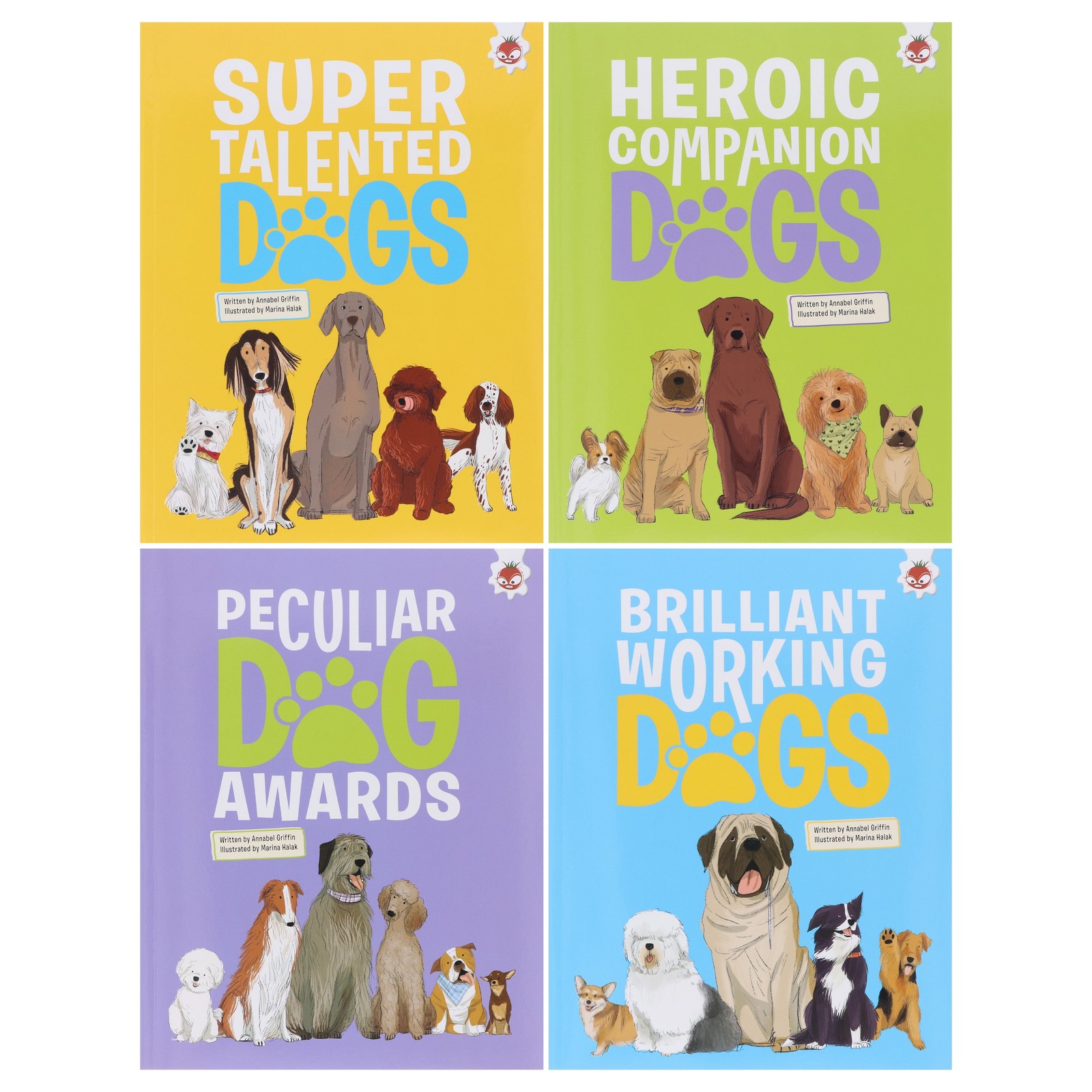 DOGS: Heroic Companion Dogs Series by Annabel Griffin 4 Books - Ages 6+ - PB