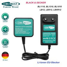 10.8V/12V Ladegerät für Black Decker LB12 LBXR12 BL1310 BL1110 BDCDMT112 EGLL108