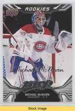 2022-23 Upper Deck MVP Rookies Silver Script SP Michael McNiven #238 READ xn2