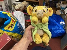Disney Purring Baby Simba With Leaf Blanket Plush Lion King Just Play 10