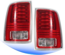 Chrome Tail Light Pair Dodge RAM 1500-3500 2013-2018