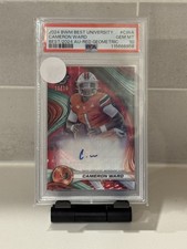 2024 Bowman Best University Cameron Ward Auto Red Geometric /10 PSA 10