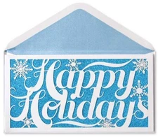 "WISHING YOU GOOD CHEER" Money Enclosure CHRISTMAS CHANUKAH CARD Papyrus $6 RTL