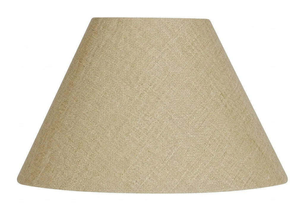 Lampshade Buttermilk 5.5"" Coolie Premium Linen 140mm Oaks Lighting L501/5 BM