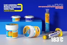 LowMelt Temperature Soldering Paste 183C TIN Full Kit 3 Needles Free UK Delivery