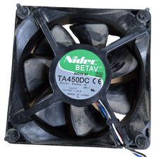 Nidec Beta V TA450DC 12V DC Cooling Fan 3-Wire 6-Pin Connector Brushless 7-Blade
